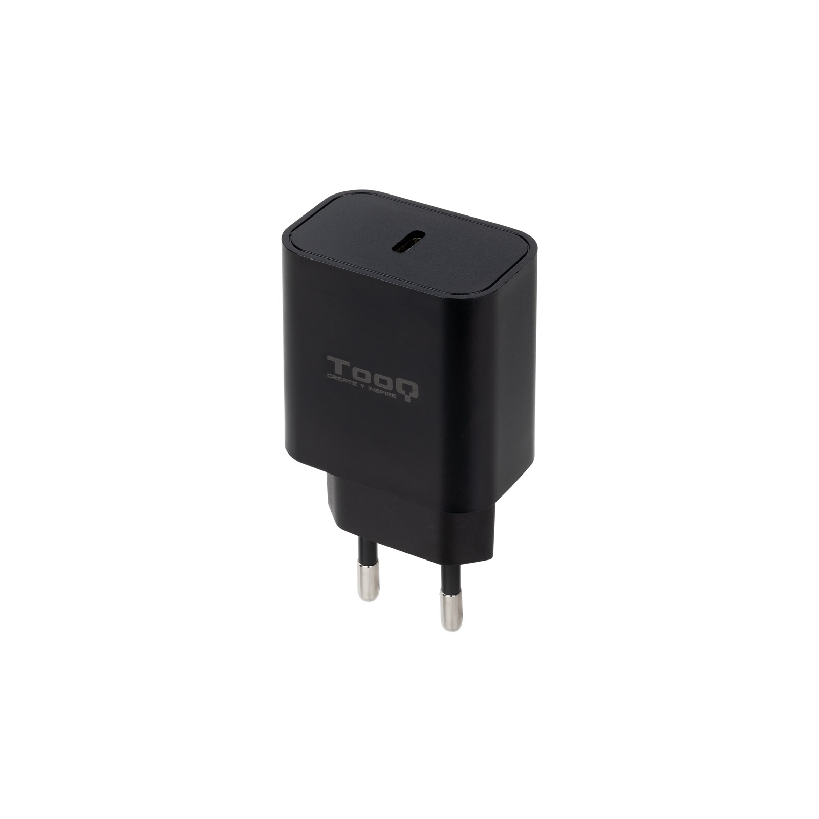 TQWC-PDUSBC20B Carregador de parede Tooq USB-C PD20W Preto - Image 1