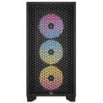 Caixa ATX Corsair 3000D Airflow RGB Vidro Temperado Preta - Image 2