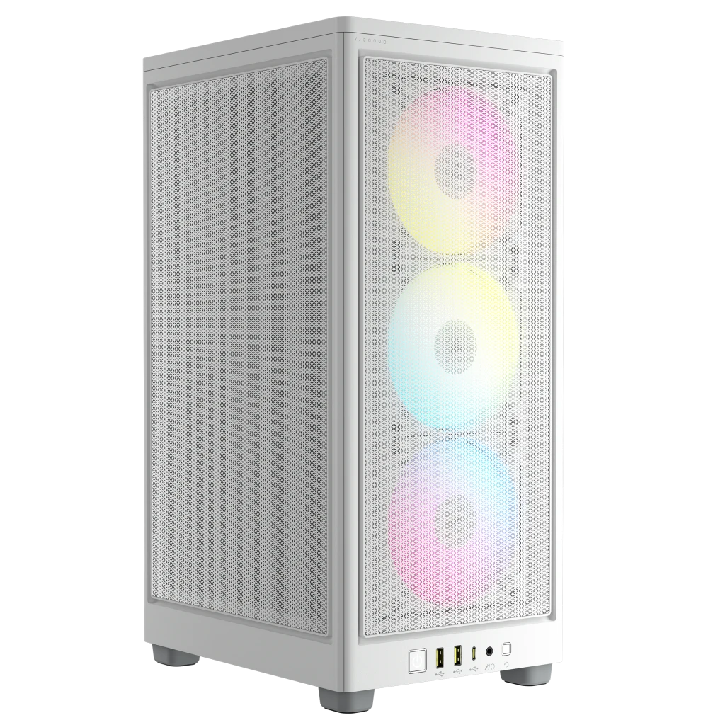 CC-9011247-WW Caixa Mini-ITX Corsair iCUE 2000D Airflow RGB Branca - Image 1