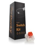 Pack 110 Switches Ducky Kailh Box Red Mecânicos 3-Pin Linear MX-Stem 45g