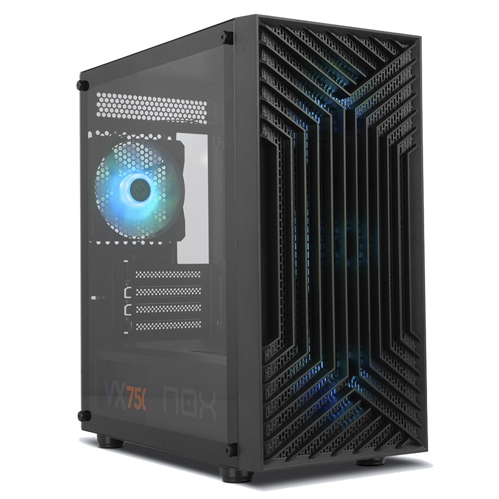 NXINFTYEPSILON Caixa Micro-ATX Nox Infinity Epsilon RGB Vidro Temperado Preta - Image 1