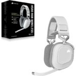 Headset Gaming Corsair HS80 RGB Wireless Branco - Image 2