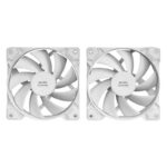 Ventoinha 120mm Mars Gaming MF-PWMX2 Branca (Pack 2) - Image 2
