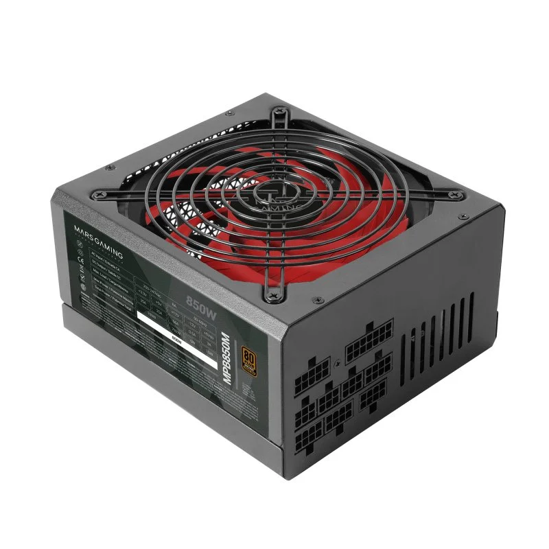 MPB850M Fonte de Alimentação Mars Gaming MPB850M 850W 80+ Bronze Full Modular - Image 1