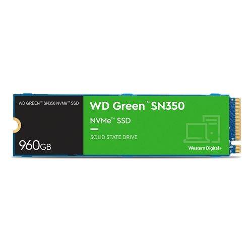 WDS960G2G0C Disco SSD M.2 2280 Western Digital Green SN350 NVMe 960GB - Image 1