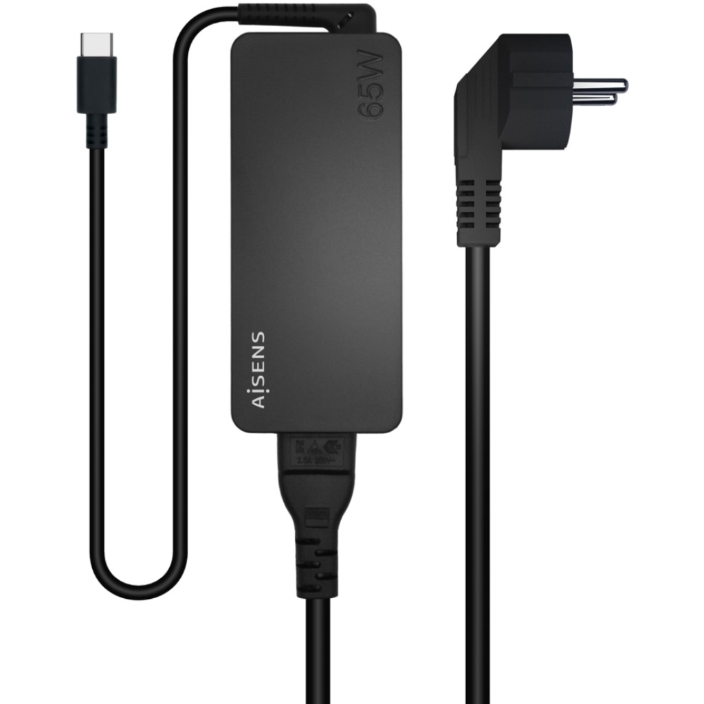 Carregador AISENS USB-C PD3.0 1.8m (Preto)