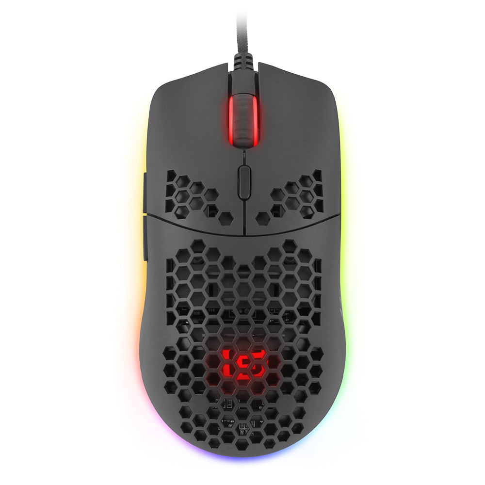FOXGFM12KBK Rato Óptico Fox Gaming FM12K 12400DPI Preto - Image 1