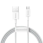 Cabo Baseus superior series usb para ip 1m 2.4a branco
