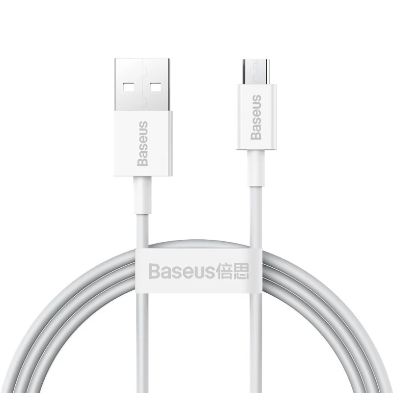 c72UWMAB-page Cabo Baseus superior series usb para ip 1m 2.4a branco - Image 1