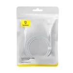 Cabo Baseus Pudding series fast charging cabo type-c to ip 20w 2m branco - Image 2
