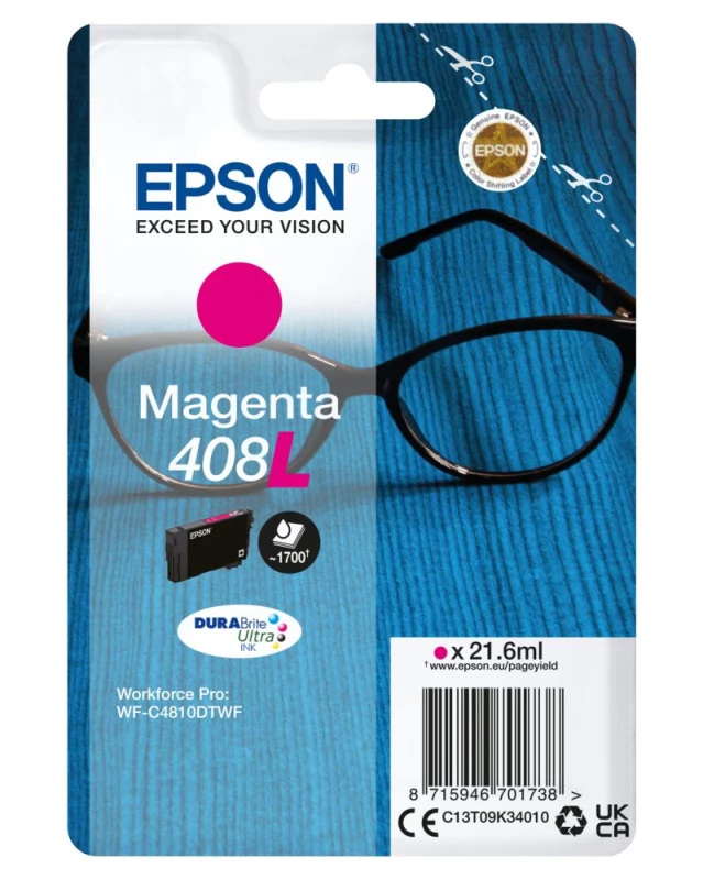 c7d3WLwR-page Tinteiro Epson 408L DURABRITE ULTRA INK MAGENTA - Image 1