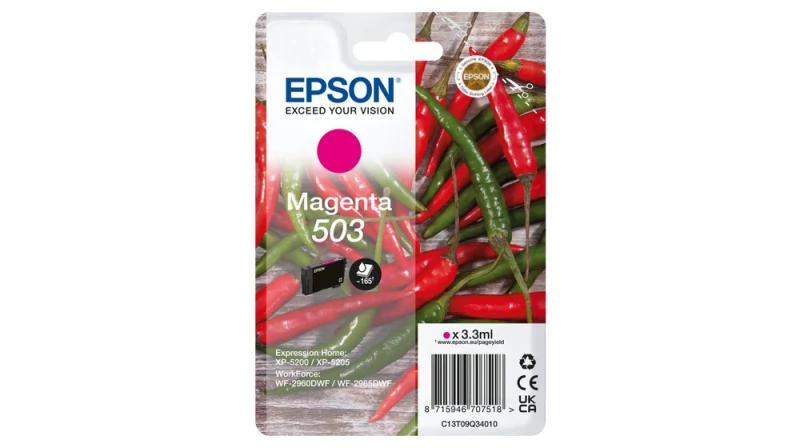c7r9ASV0-page Tinteiro Epson 503 MAGENTA - WF-296X, XP-520X - Image 1