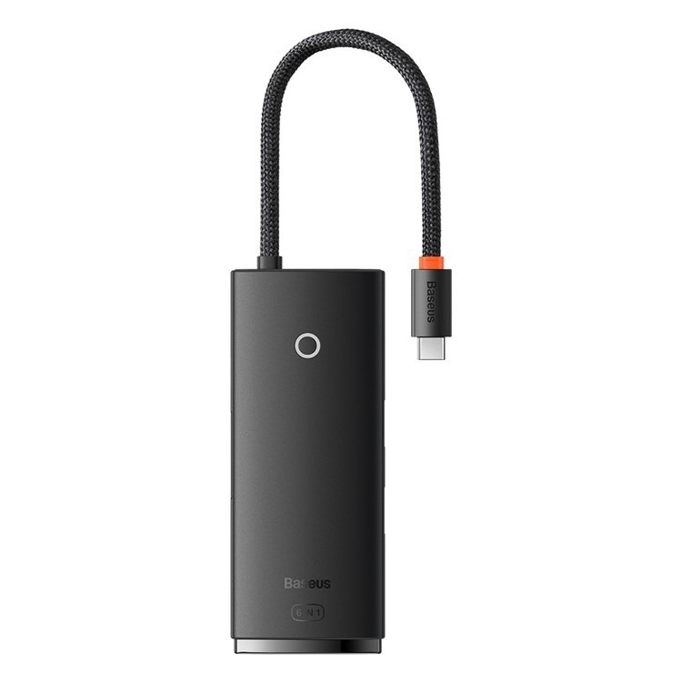wkqx050101_black_2 Hub USB-C Baseus Lite 6-em-1 4K 30Hz Preto - Image 1
