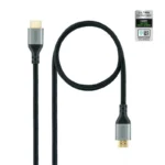 CABO HDMI V2.1 ULTRA HIGH SPEED NANOCABLE USB-A M/M 3M PRETO