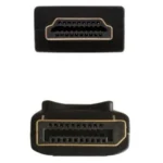 Cabo DisplayPort a HDMI Aisens Macho/Macho 2m Negro - Image 2
