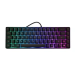 Mini Teclado Gaming  CoolBox DeepGaming TM065 RGB Preto