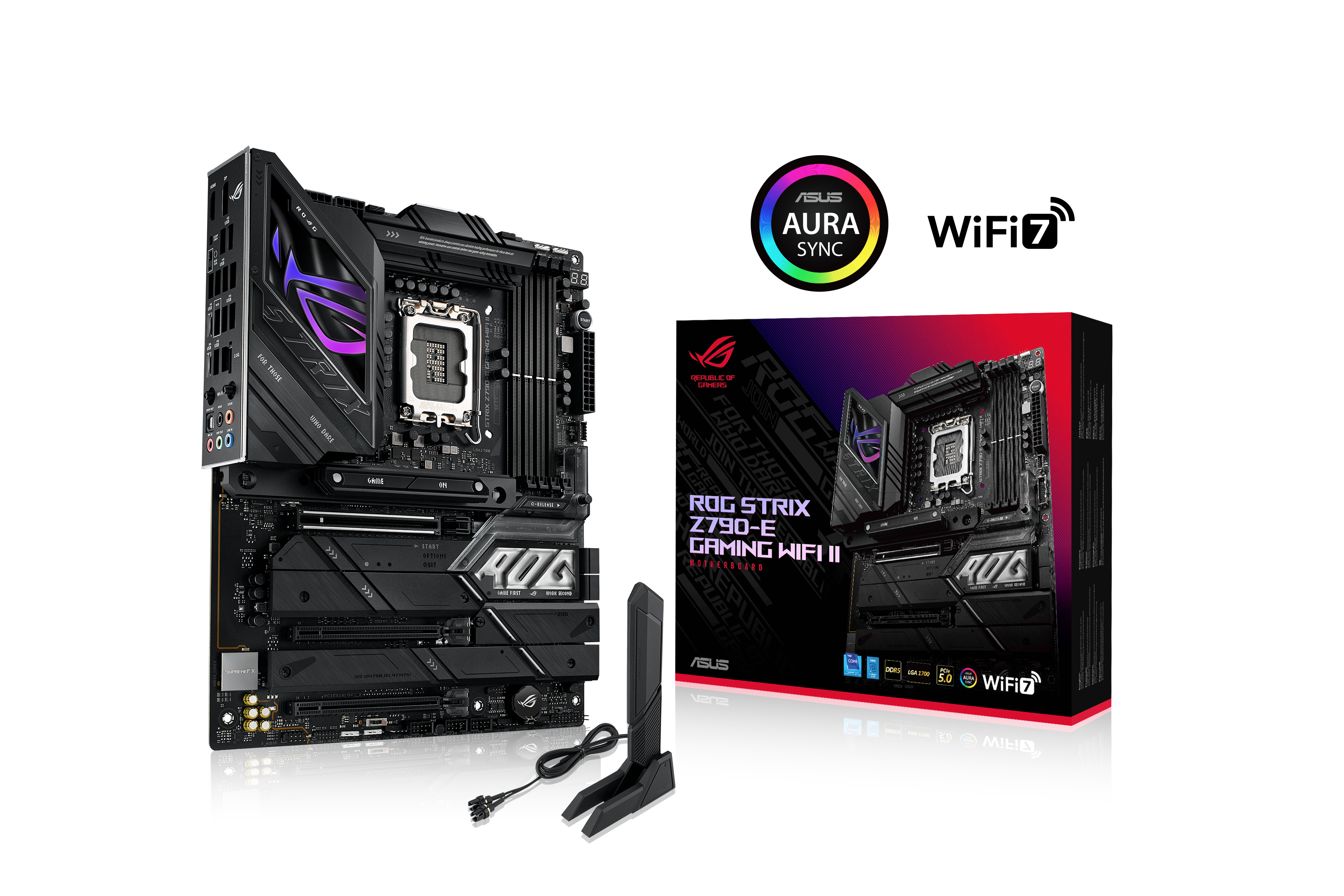 ROG STRIX Z790-E GAMING WIFI II_with box black Motherboard Asus Rog Strix Z790-E Gaming WIFI II DDR5 Wi-Fi 7 - Image 1
