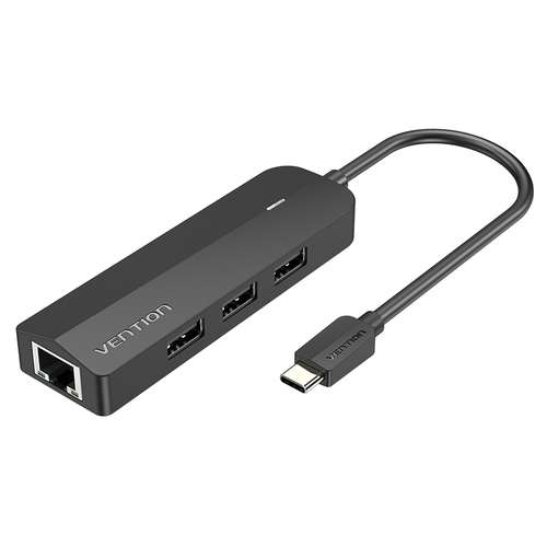 TGOBB Vention TGOBB hub de interface USB Type-C 480 Mbit/s Preto - Image 1