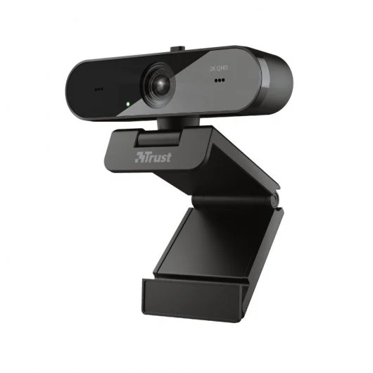 24421 Webcam Trust TW-250 QHD Video 2 Preto - Image 1