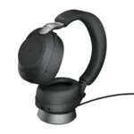 Headset Jabra Evolve2 85 MS Teams Bluetooth com Suporte de Carga USB-A Preto - Image 2