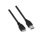 Cabo USB AISENS A105-0043 USB A Micro-USB B Preto