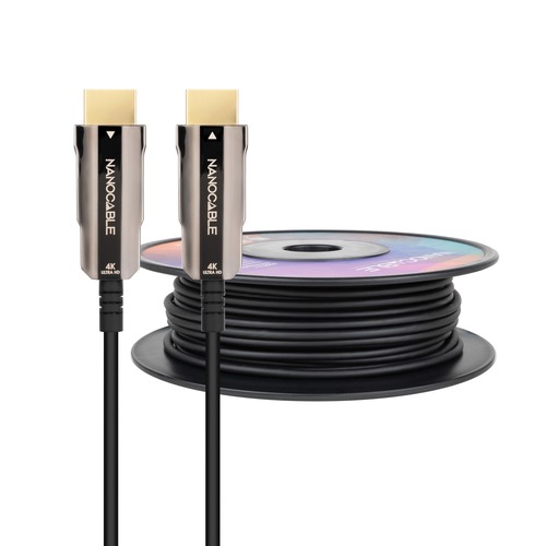 10.15.2050 Cabo HDMI Nanocable 50 m HDMI Type A (Standard) Preto - Image 1