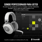 Headset Gaming Sem Fios Corsair HS65 Wireless V2 7.1 Branco - Image 5