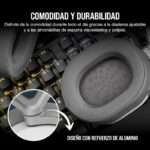 Headset Gaming Sem Fios Corsair HS65 Wireless V2 7.1 Branco - Image 3