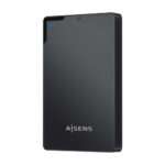 Caixa disco rígido AISENS ASE-2520B 2.5" carregamento por USB Preto