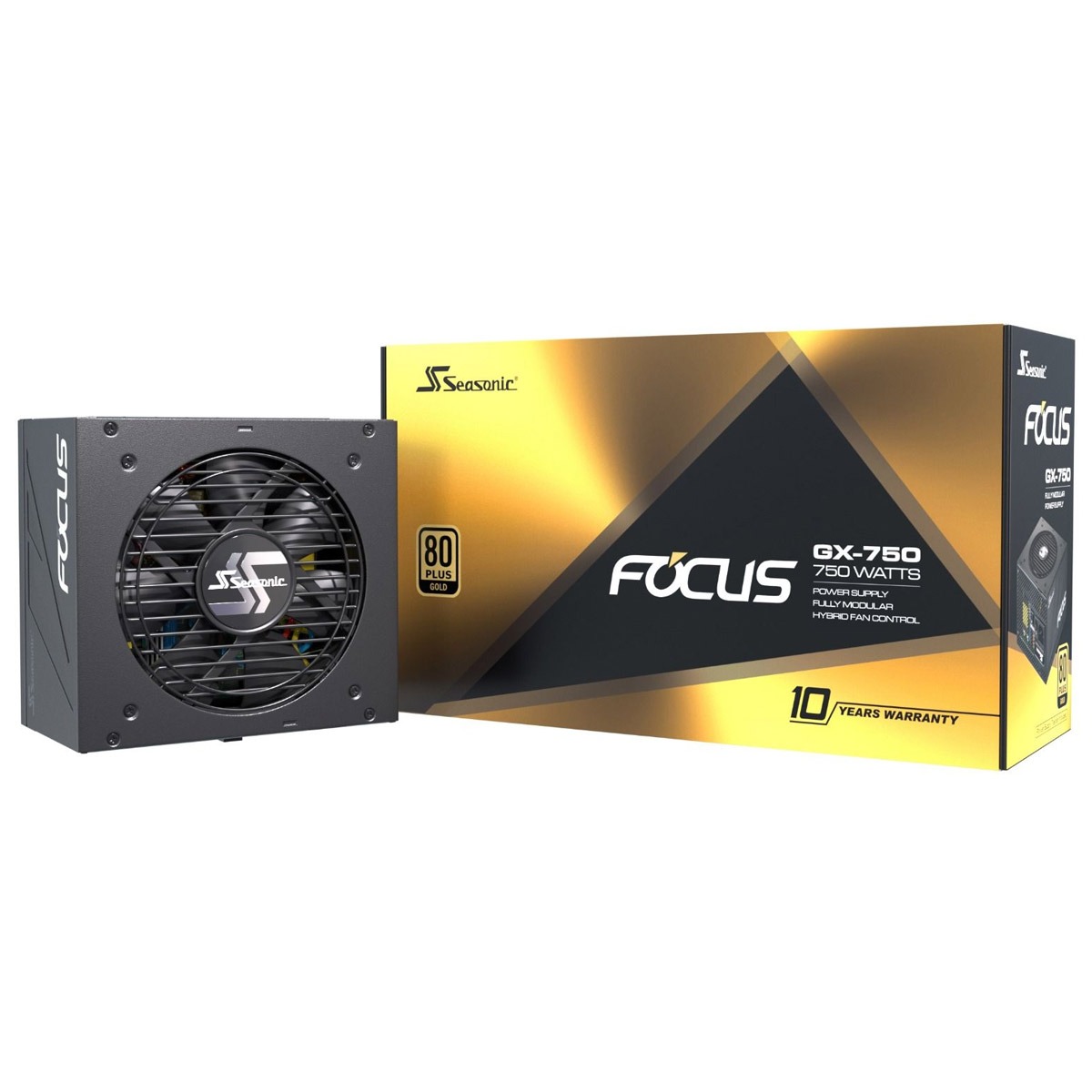 p056036_7_ Fonte de Alimentação Seasonic Focus GX-750W 80 Plus Gold Full Modular - Image 1