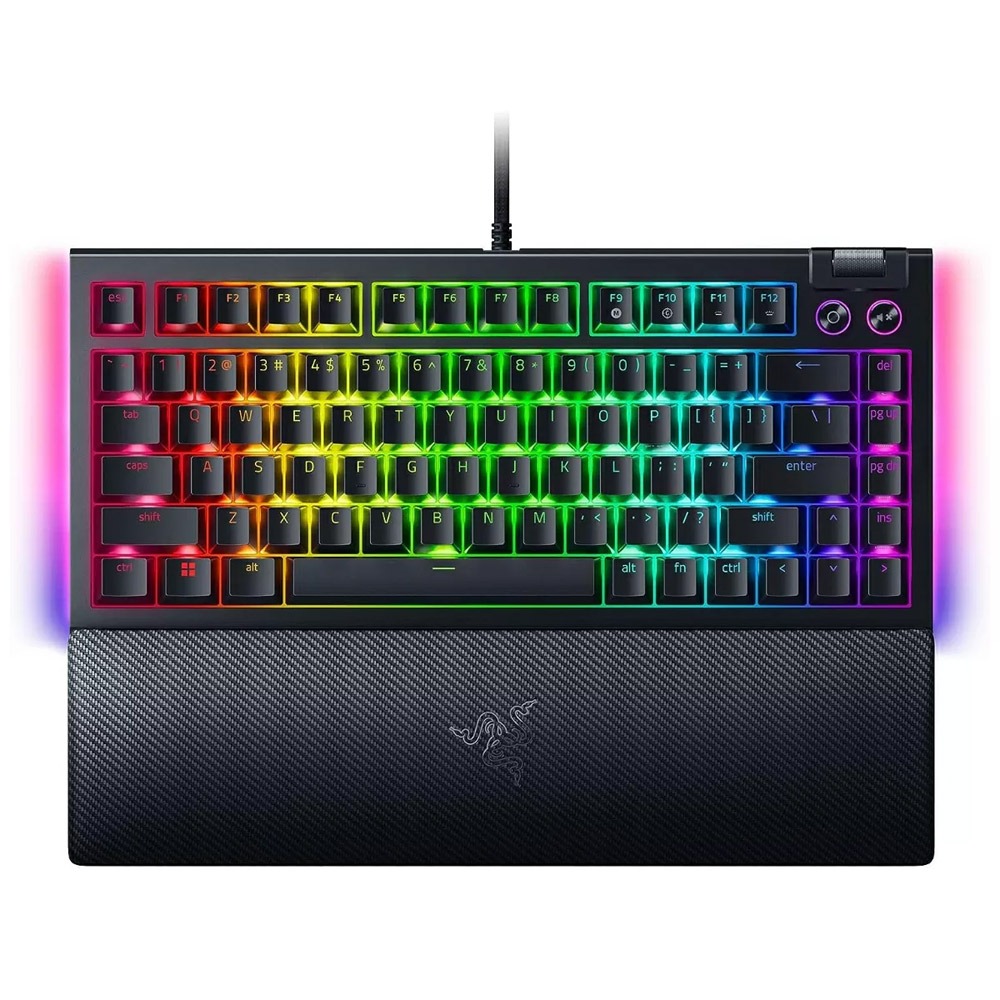 RZ03-05000100-R3M1 Teclado Mecânico Razer BlackWidow V4 75% RGB Tactile Switch Preto - Image 1