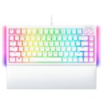 Teclado Mecânico Razer BlackWidow V4 75% RGB Tactile Switch Branco