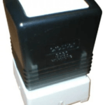 Suporte de carimbos Preto  6 unidades