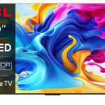 Televisão TCL C64 Series 50C649 50" 4K Ultra HD QLED Smart TV Wi-Fi Titânio