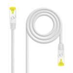 Cabo de rede Nanocable  Branco 2 m Cat6a