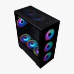 Caixa ATX Hiditec Z20 AURA Midi Tower Preto - Image 2