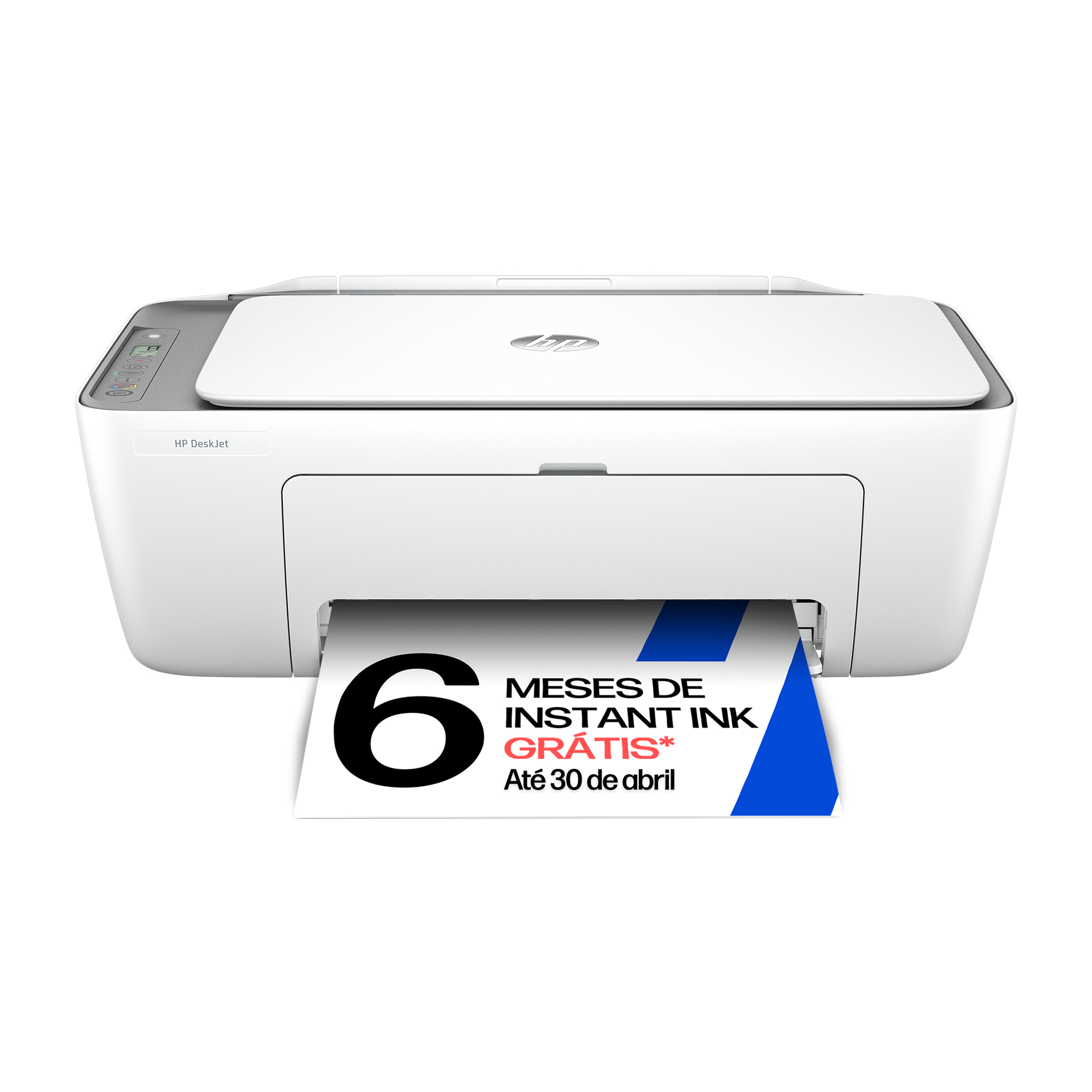 HP Deskjet 2820e-promo 6 meses Impressora Multifunções HP DeskJet 2820e Cor Wifi Branco - Image 1