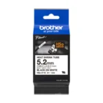 FITA BROTHER TUBO TERMO RETRÁTIL COM TEXTO PRETO E FUNDO BRANCO