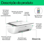 Impressora Multifunções HP DeskJet 2820e Cor Wifi Branco - Image 7