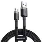 Cabo Baseus Cafule USB-A para MicroUSB 0.5m Preto