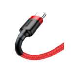 Cabo Baseus Cafule USB-A p/ USB-C 3m Vermelho - Image 3