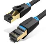 Cabo de Rede Vention IKABH 2 m Cat8 S/FTP (S-STP) Preto