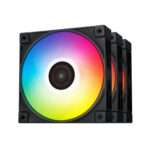 Ventoinha DeepCool FC120 RGB 120mm Preta (Pack 3)