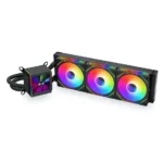 Water Cooler CPU AIO Lian Li GALAHAD II LCD 360 IN ARGB Preto - 360mm