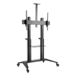 NAPOFIX SUPORTE CHAO MOVEL HORIZONTAL 70">120" PRETO