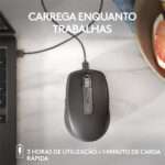 Rato Óptico Logitech MX Anywhere 3S Wireless/Bluetooth 8000DPI Graphite - Image 3