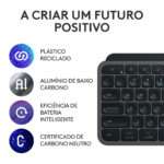 Teclado Logitech MX Keys S Bluetooth PT Graphite - Image 3