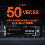 Disco Seagate FireCuda 540 1TB SSD M.2 2280 PCIe Gen 5 - Image 2