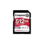 Cartão de memoria Kingston 512GB SD Canvas React Plus 280R/150W