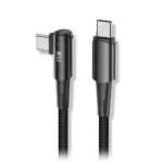 Cabo USB-C 1Life 90º 100W 2m Preto - Image 2